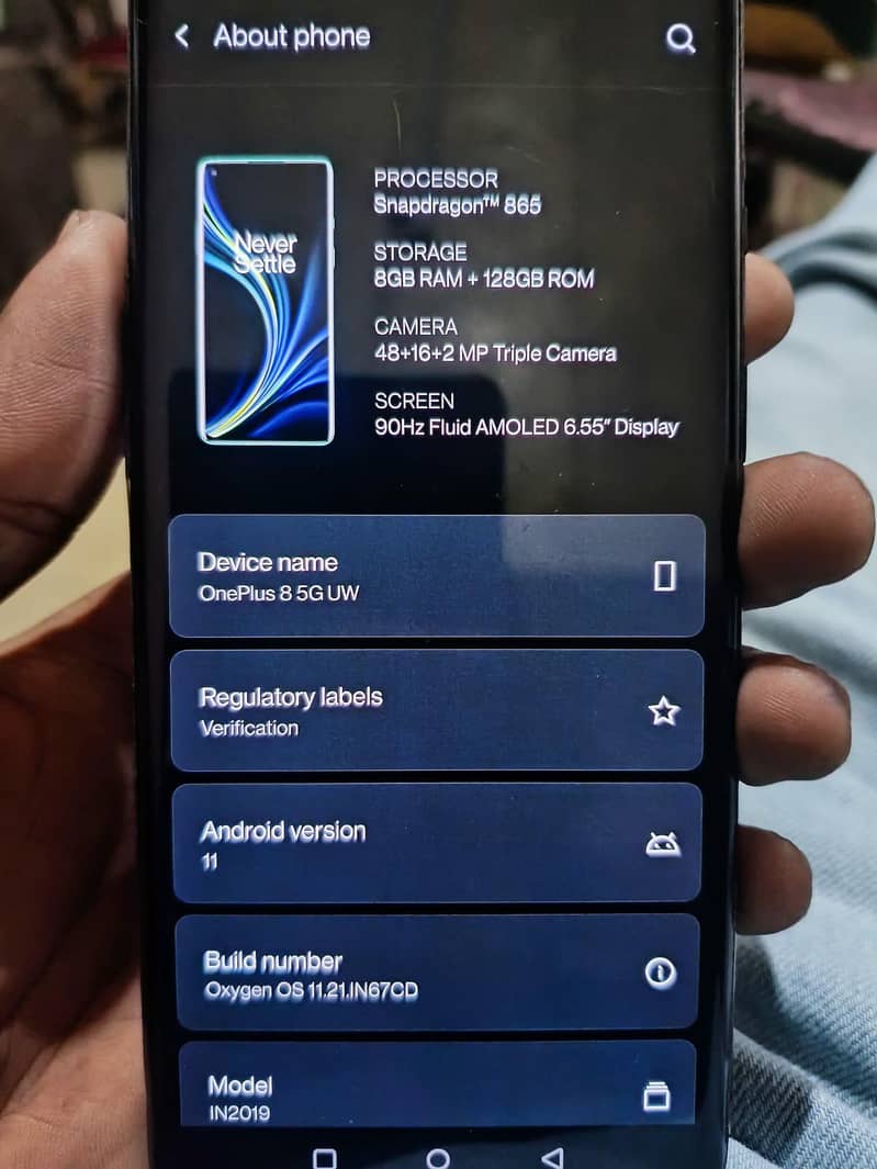 One Plus 8 4