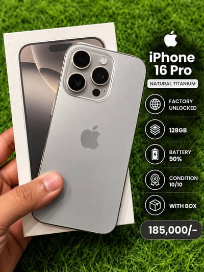 iPhone 16 Pro FU, 13 Pro Max, 13 Pro & 12 Pro | PTA & Non PTA & JV