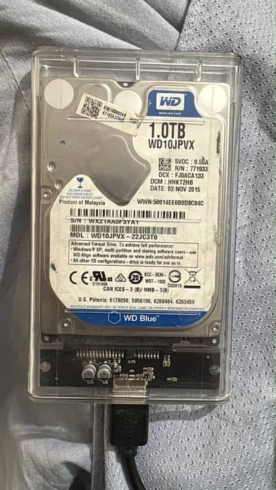 Western Digital 1.0TB Blue 2.5-inch internal laptop hard drive