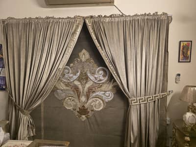 Embroidered Silk Curtains