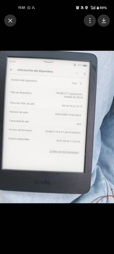 kindle 11gen 16gb new