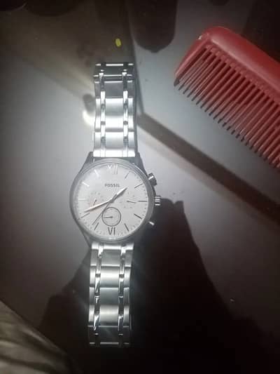 Fossil watch bq 2468 (box packed, original, silver)