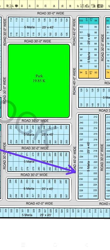 5 Marla Hot Location plot available for sale in Haider Block plot No. 231