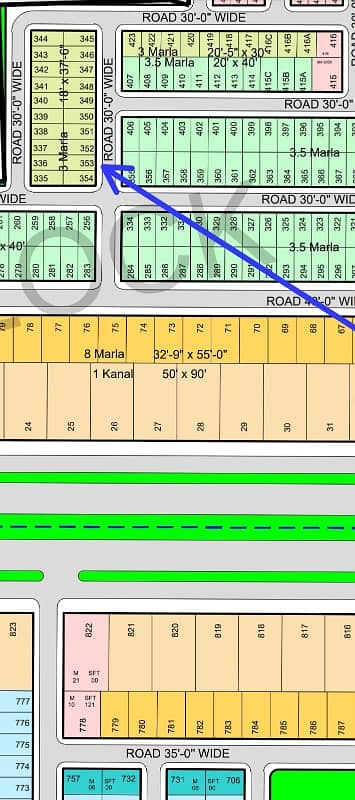 3 Marla Residencial Plot Available For Sale In Ali Block