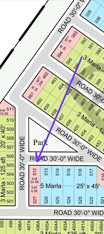 5 Marla Residencial Plot Available For Sale In B Block