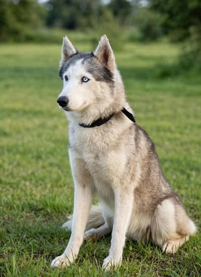 On heat  | Siberian Husky | Wolly Coat Siberian Husky | Odd Eyes Husky