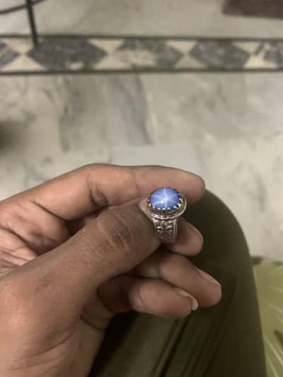 Blue star sapphire orignal gems 03174642669 WhatsApp