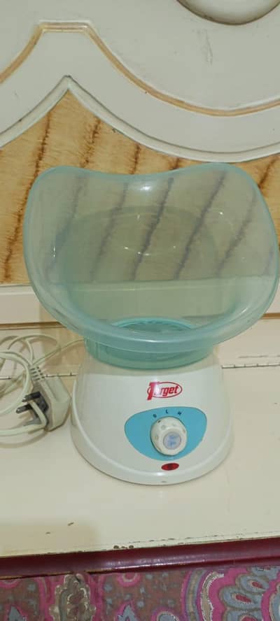 Face steamer+wax container