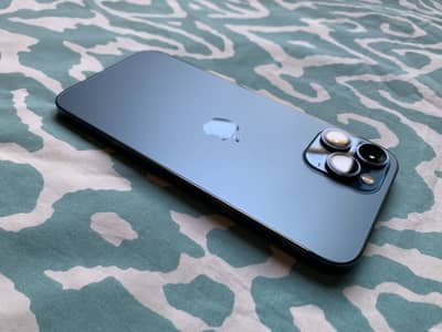Total Genuine iPhone 12 Pro Max 128gb Blue NON PTA E-Sim Time Availabl