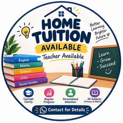 Home Tuition Available