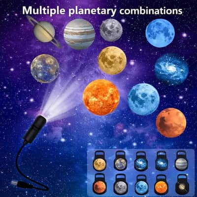 planet moon projector lamp
