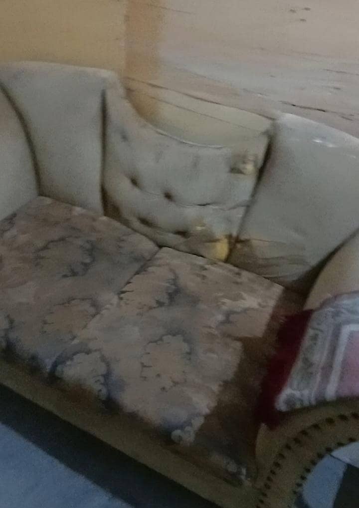 2 seater devan sofa used condition 1