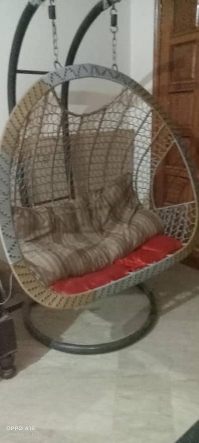 Double seat swing
