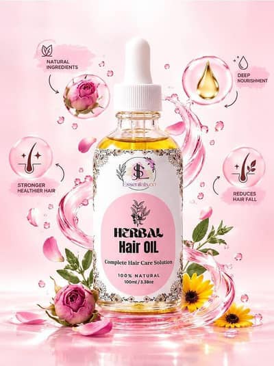 JLS Essential Hair oil 100% Natural Home made Herbs