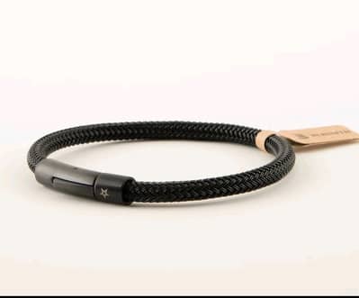 Premium Steel Wire Woven Hardcore Style Men's Quick Release Bracelet