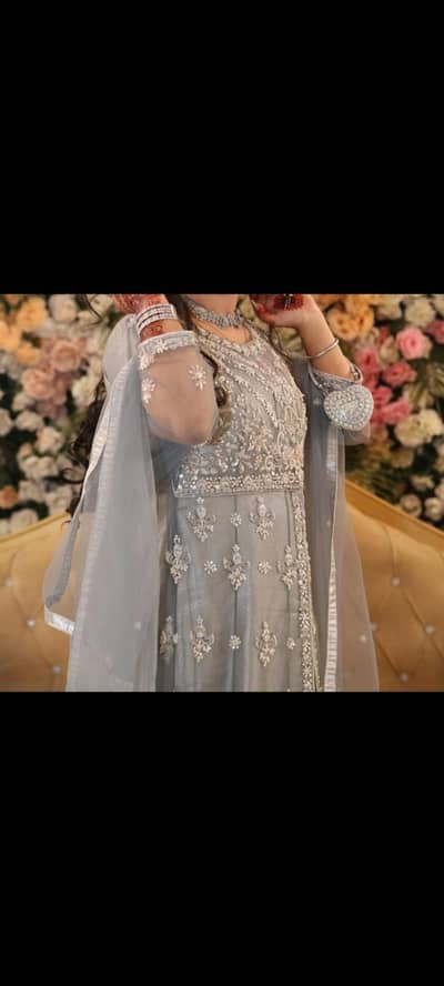 nikkah dress/party wear/wedding wear/wedding/bridle wear/barat/walima/