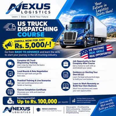 U. S Truck Dispatching Course whastapp +92 310 6597119