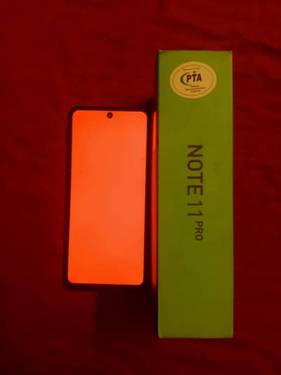 Infinix Note 11 Pro crack on display