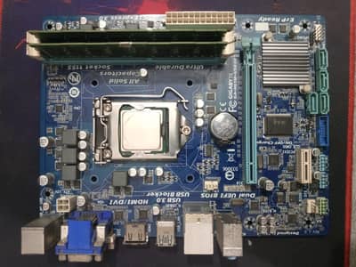 Intel i5-3570, Gigabyte H61M & 8x2 Sticks 16GB DDR3 Used not Issue