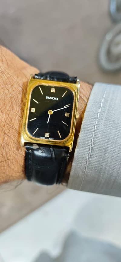 Rado spec Rado tank manual very rare watch unisex