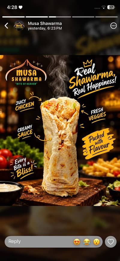 required chef expert shawrma