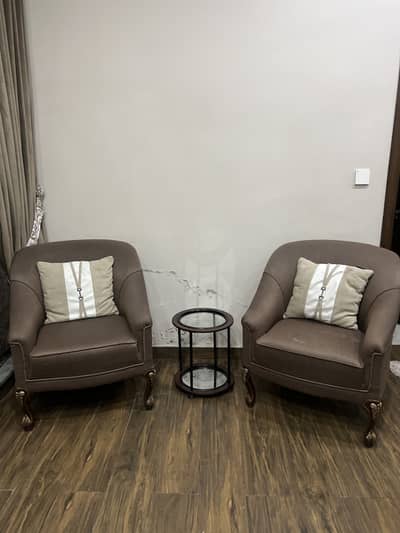 Brown chairs modern