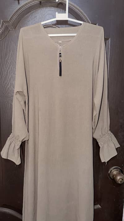Brown abaya