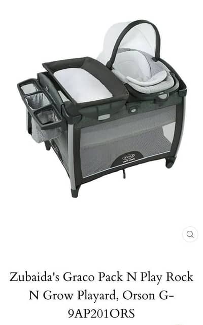 FOR SALE – (Used) GRACO PACK ’N PLAY ROCK ’N GROW PLAYARD
