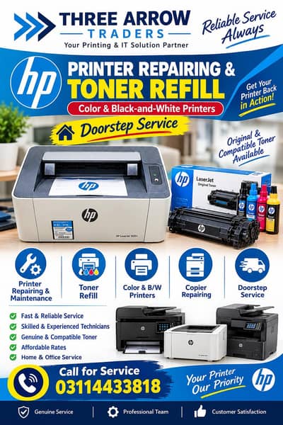 HP laserjet 1022n Out class result 03114433818
