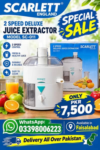 Scarlett England SC-011 Juicer