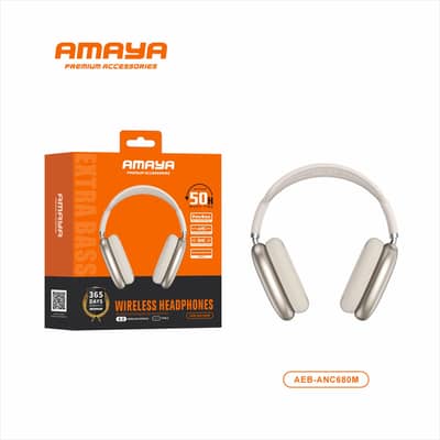 Wireless Headphones Amaya AEB-ANC680M