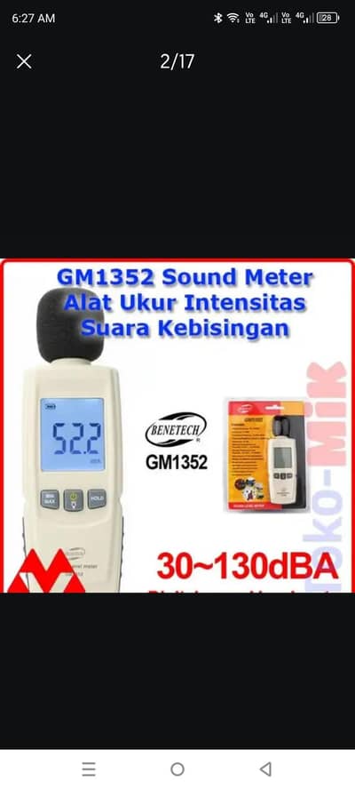 GM1352  Sound level hand tool meters Decibel meter logger Noise