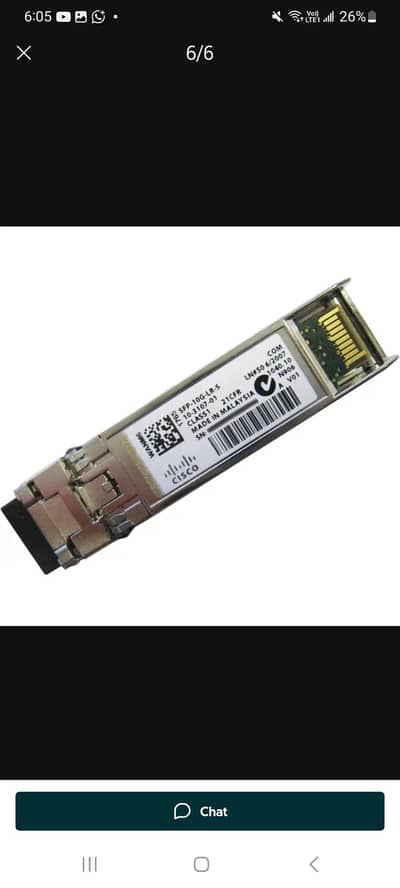Cicso 10G-LR-S SFP