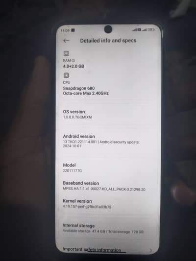 Redmi note 11 only exchange