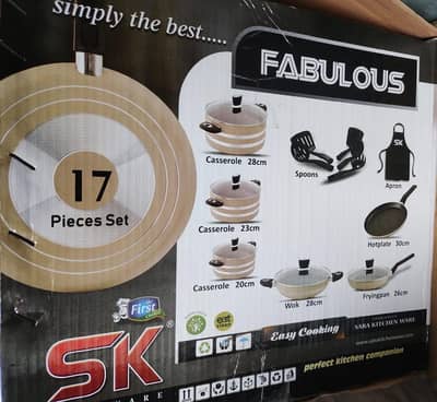 FOR SALE – BRAND NEW SK FABULOUS COOKWARE SET