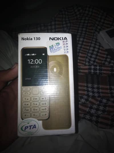 Nokia 130 duall sim fm special box charger original