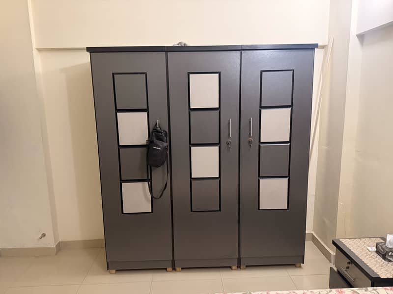 Single Bed Wardrobe Dressing 3