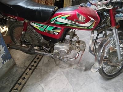 honda 70 cc bike seal pack engine bike 99.99%sirf electric bike Leni h