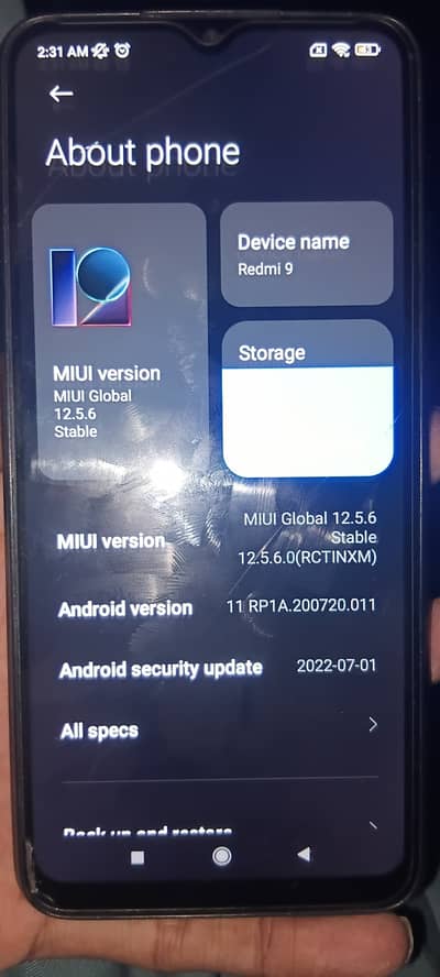Xiaomi Redmi 9