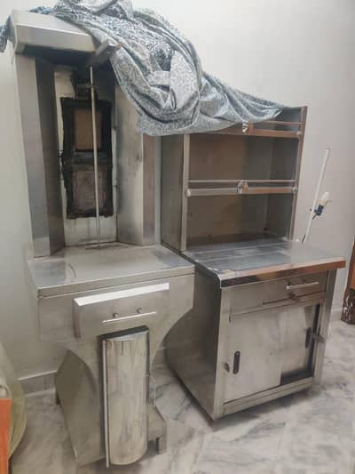 shawarma setup