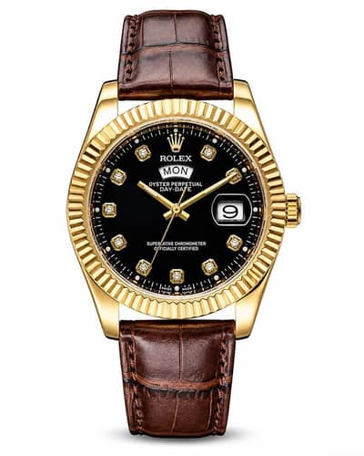 mens premium day date leather watches available 3500 PKR
