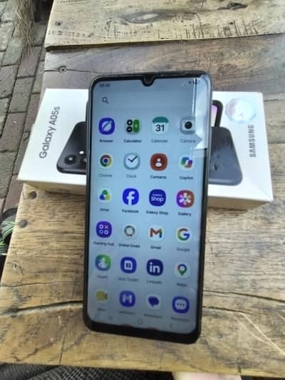 Samsung Galaxy A05s box panel change hai urgent sale hai 6Ram 128