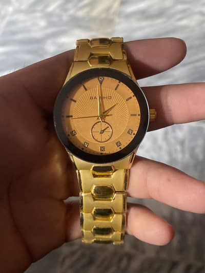 Golden watch