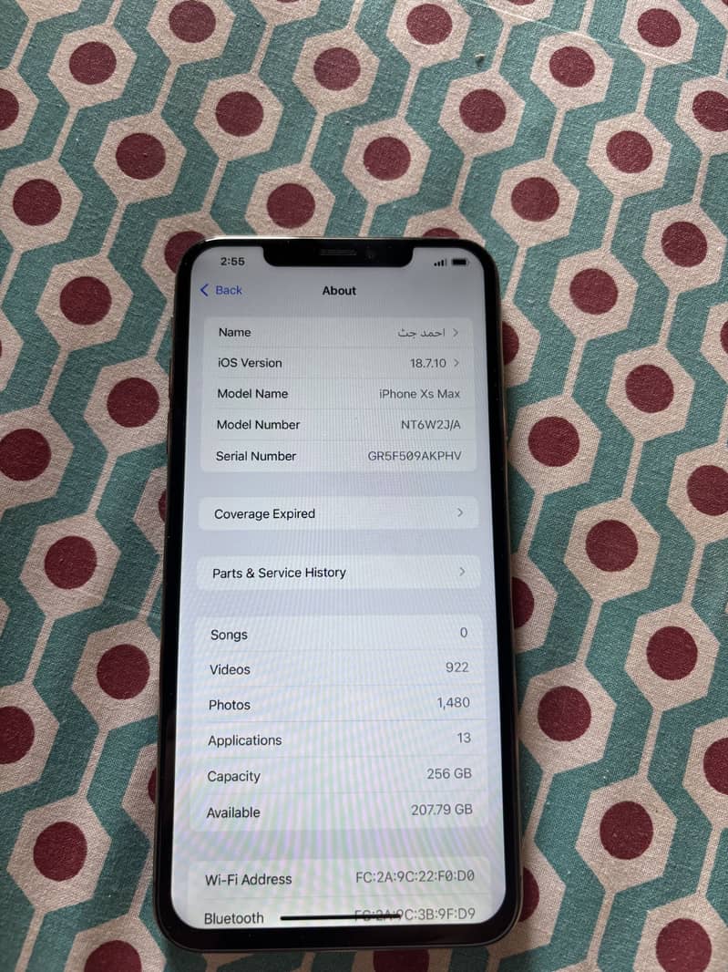 iPhone XS Max & IPhone 15 7