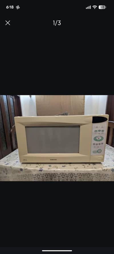 Samsung Microwave Oven working condition