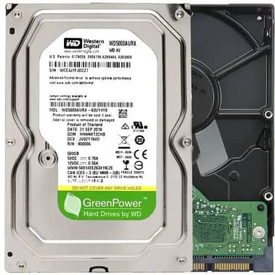 WD (Western digital ) 500 gb internal hard drive