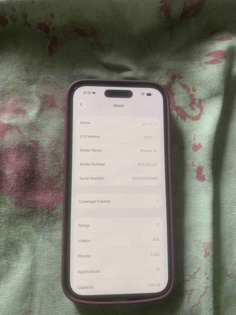 iPhone XS Max & IPhone 15 12