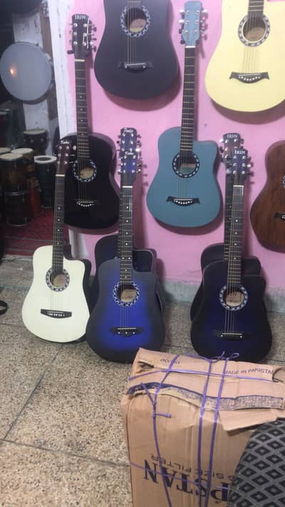 Acoustic|jumbo|perfosnal|all types guitars and wooden Dhoolki availabl