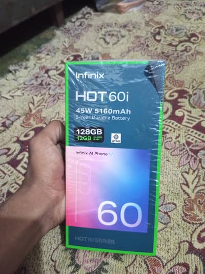 Infinix Hot 60i just one month use 6 + 6 GB RAM for 128 GB ROM