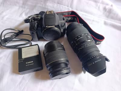 Canon 700D with 75-300 Lens